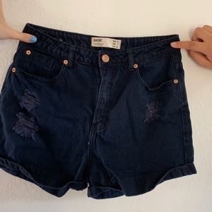 Navy blue shorts